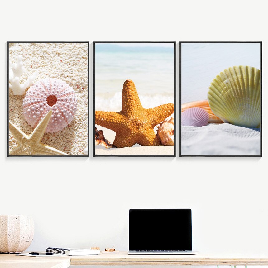 Sea Life Shells Starfish Seascape Quotes