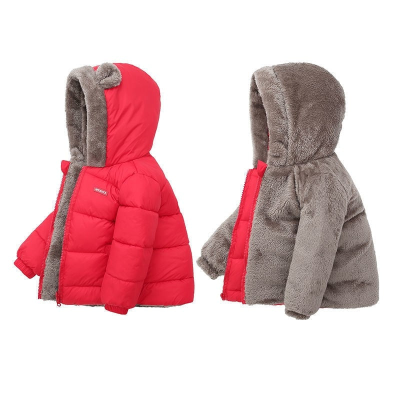 Kids Hooded Down Jacket