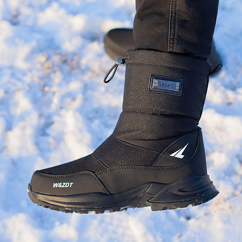 Insulated Winter Snow Boots Men