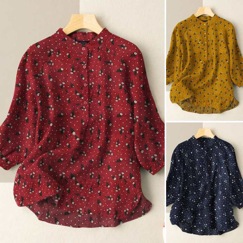 Vintage Buttoned Blouse