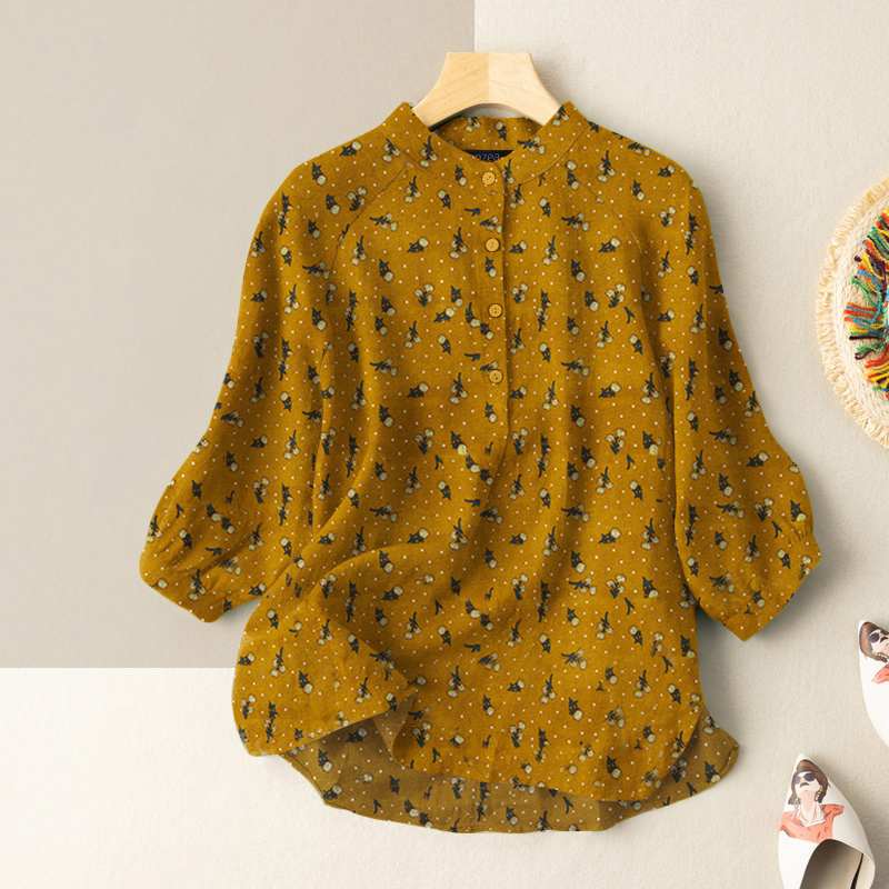 Vintage Buttoned Blouse