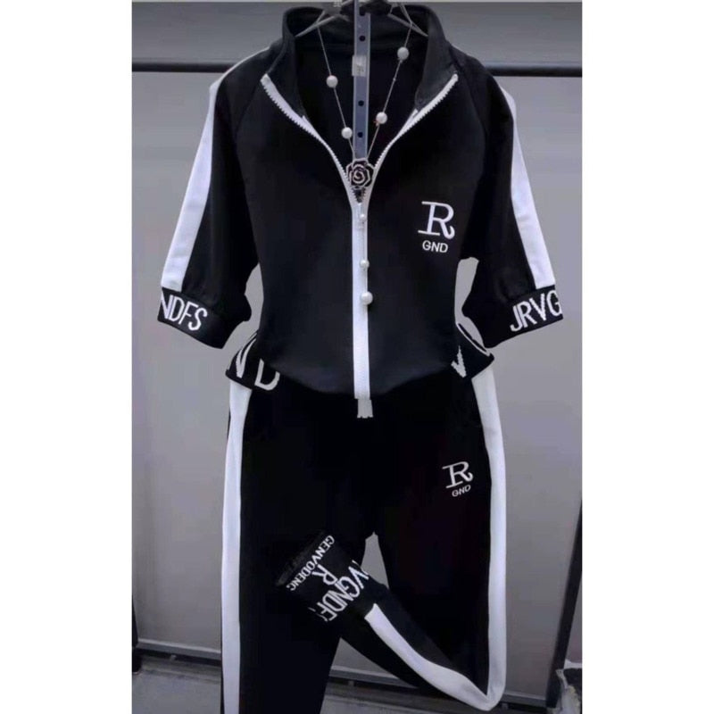 Two Piece Tracksuit Set