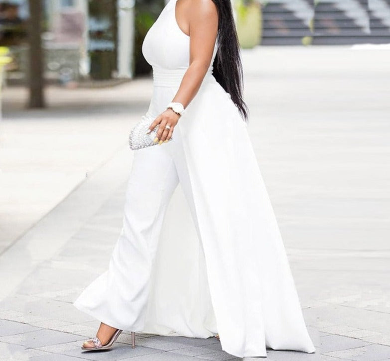 "Consider it Handled" Sleeveless Wide Leg Jumpsuit