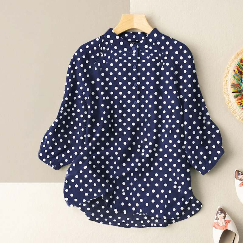 Vintage Buttoned Blouse