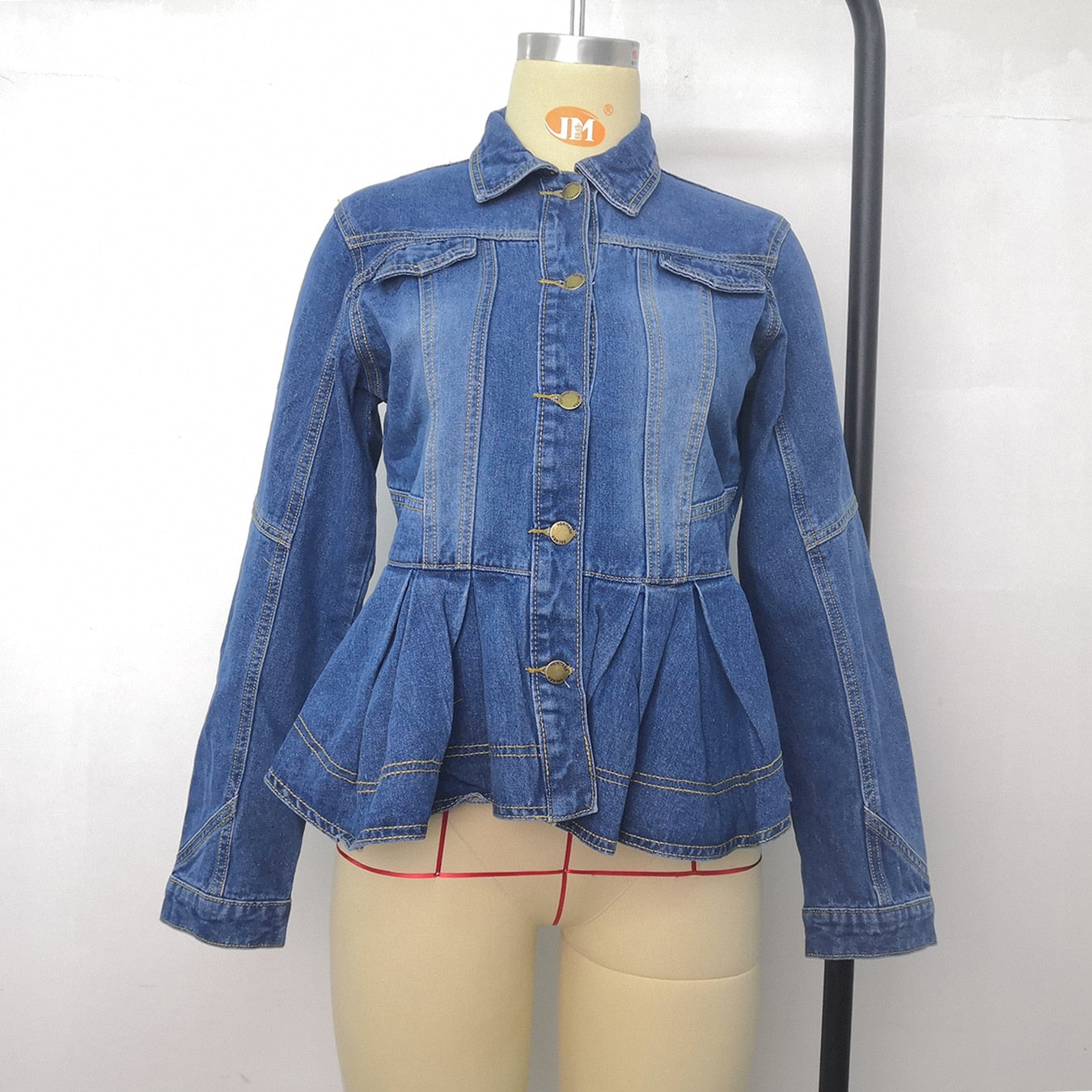 Ladies Long Sleeve Denim Jacket