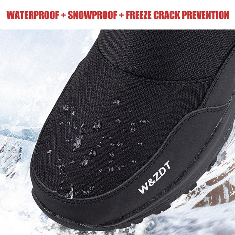 Insulated Winter Snow Boots Men