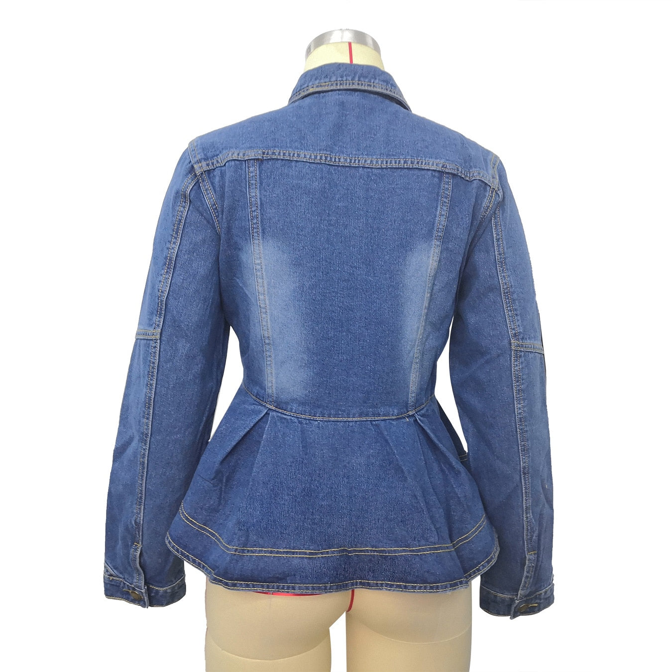 Ladies Long Sleeve Denim Jacket