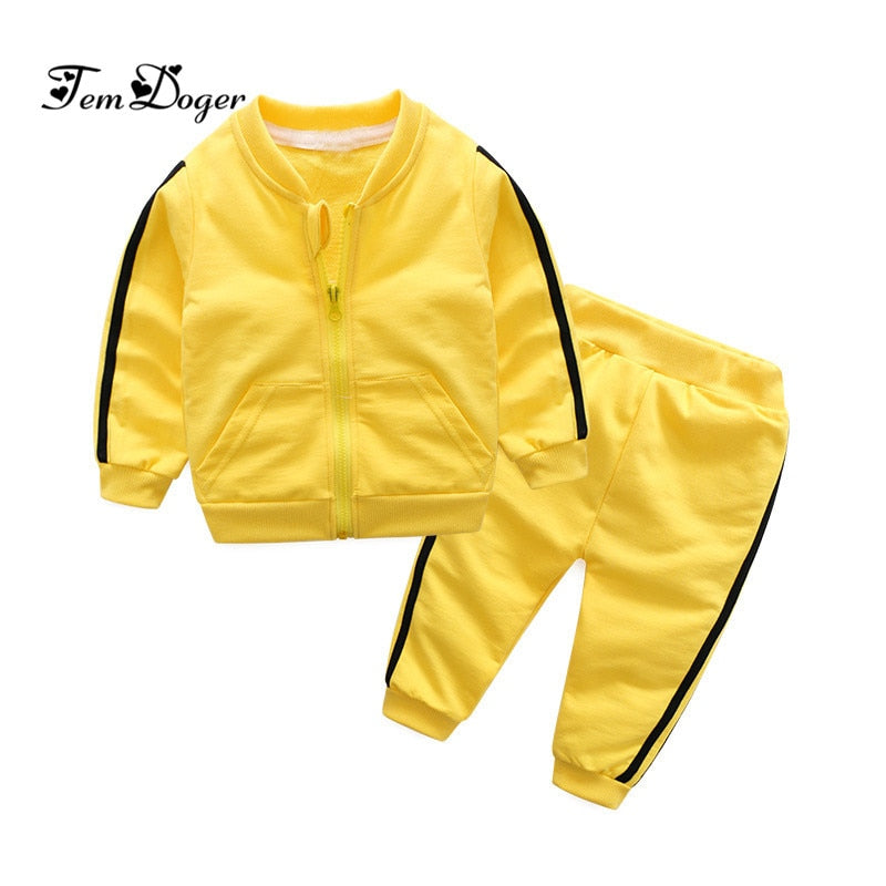 Baby Girls Jacket + Pants 2pcs Tracksuit