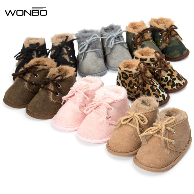 Infant Newborn Baby Boy Girl Booties Casual