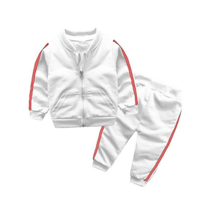 Baby Girls Jacket + Pants 2pcs Tracksuit