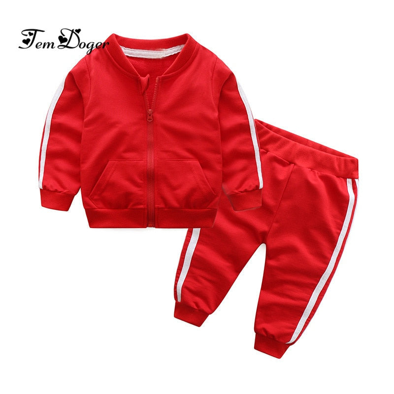 Baby Girls Jacket + Pants 2pcs Tracksuit