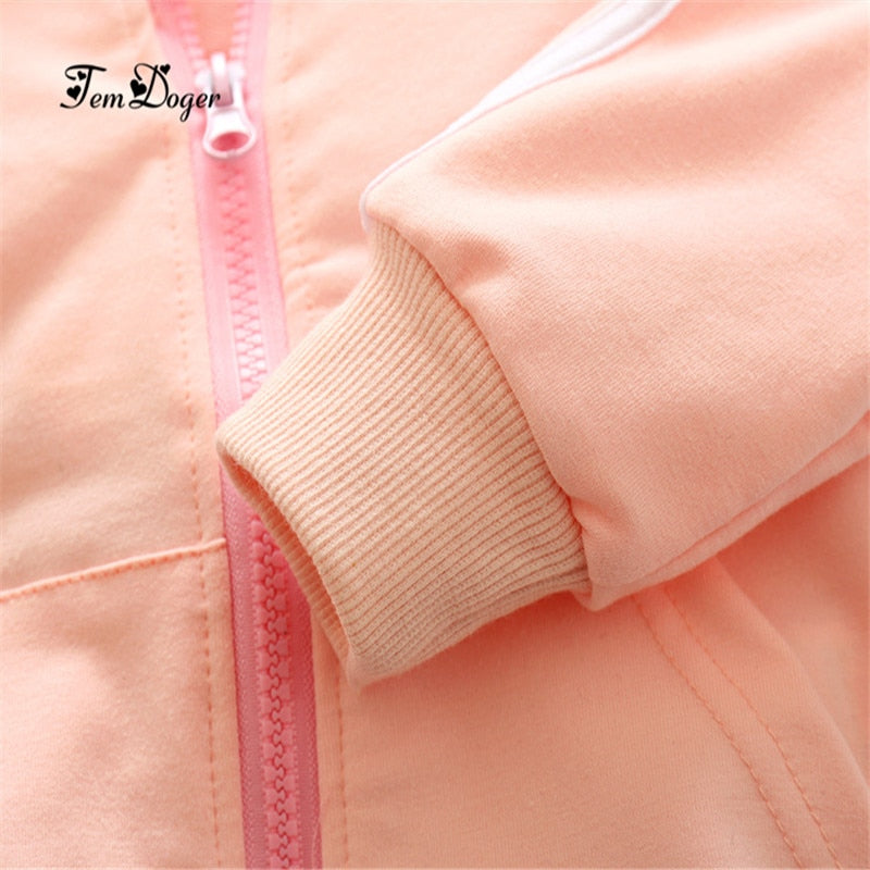 Baby Girls Jacket + Pants 2pcs Tracksuit