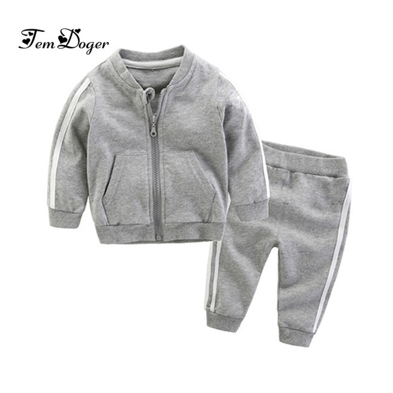 Baby Girls Jacket + Pants 2pcs Tracksuit