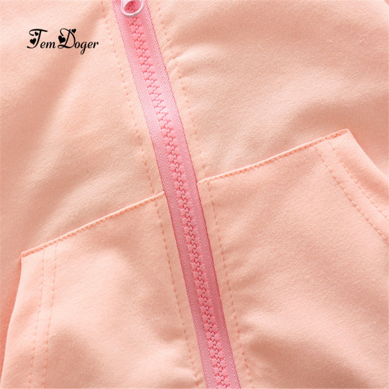 Baby Girls Jacket + Pants 2pcs Tracksuit