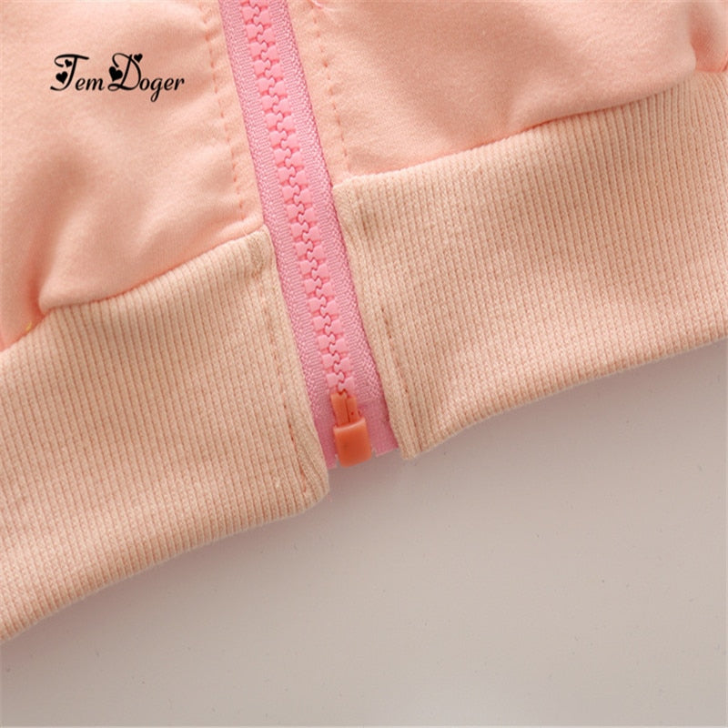 Baby Girls Jacket + Pants 2pcs Tracksuit