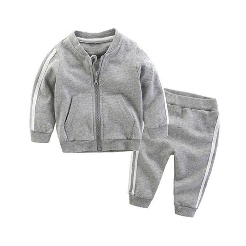 Baby Girls Jacket + Pants 2pcs Tracksuit