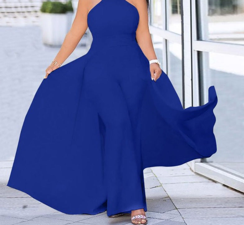 "Consider it Handled" Sleeveless Wide Leg Jumpsuit