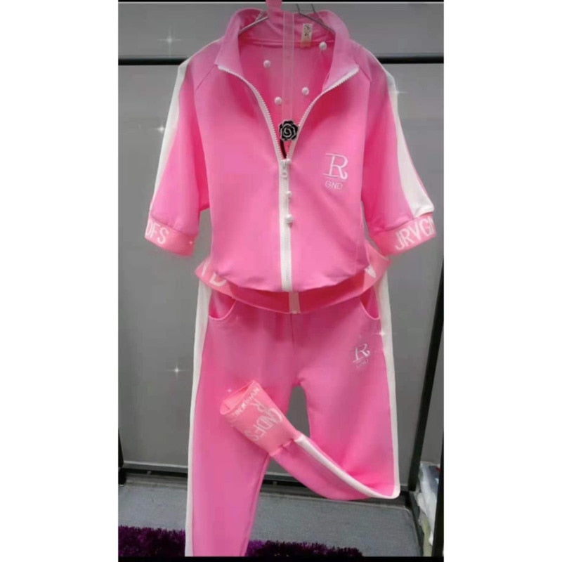 Two Piece Tracksuit Set