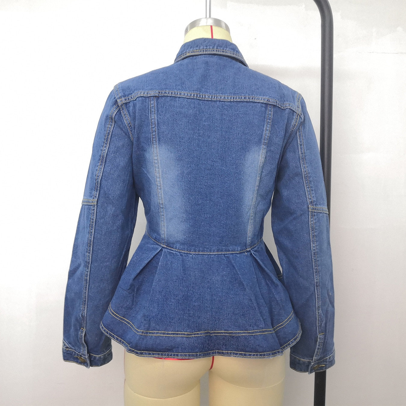 Ladies Long Sleeve Denim Jacket