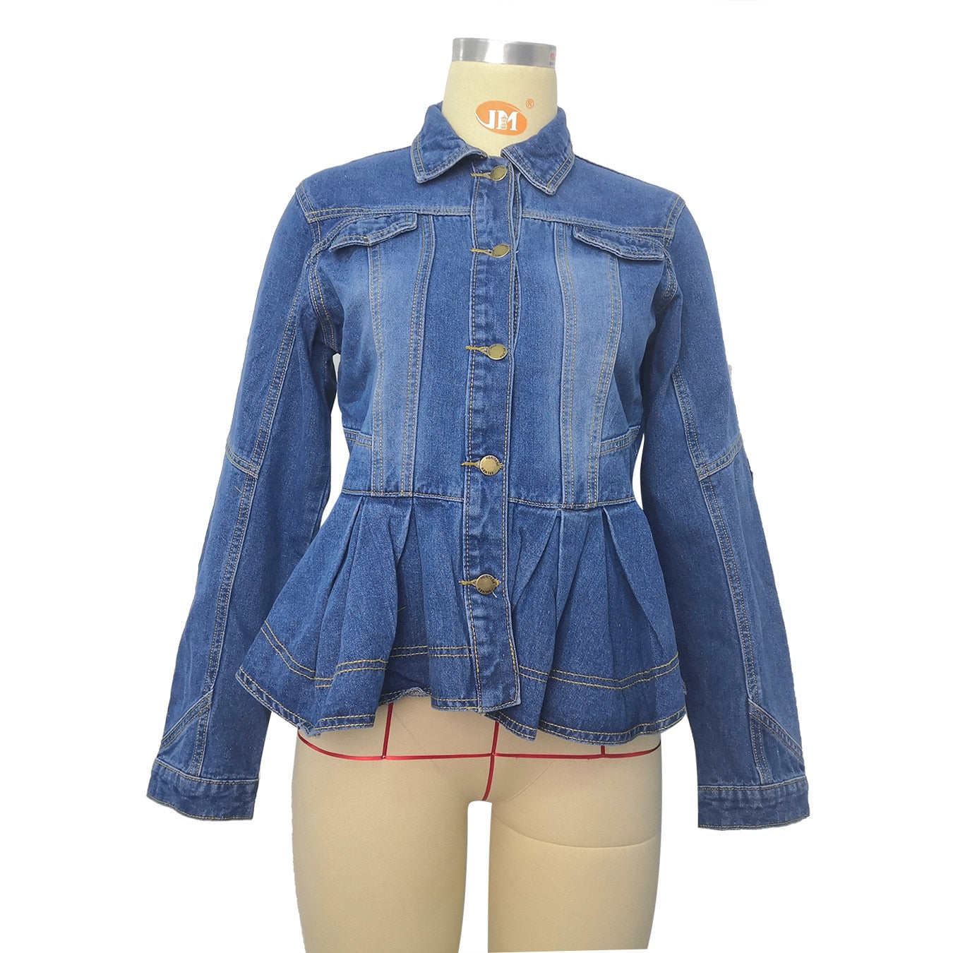 Ladies Long Sleeve Denim Jacket