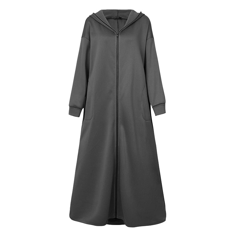 Oversized Hooded Winter Fleece