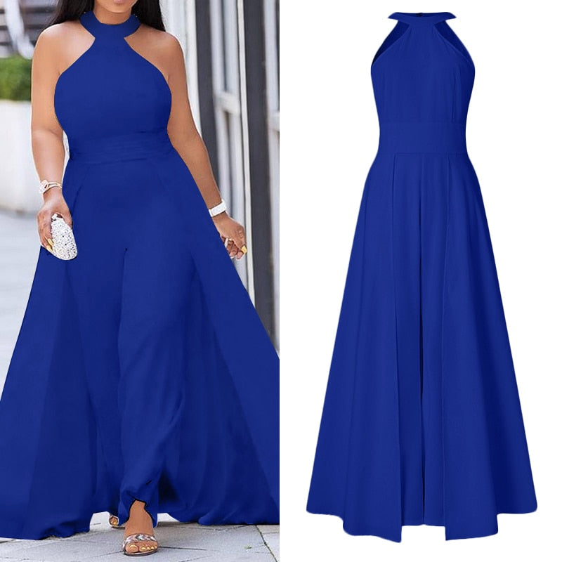 "Consider it Handled" Sleeveless Wide Leg Jumpsuit