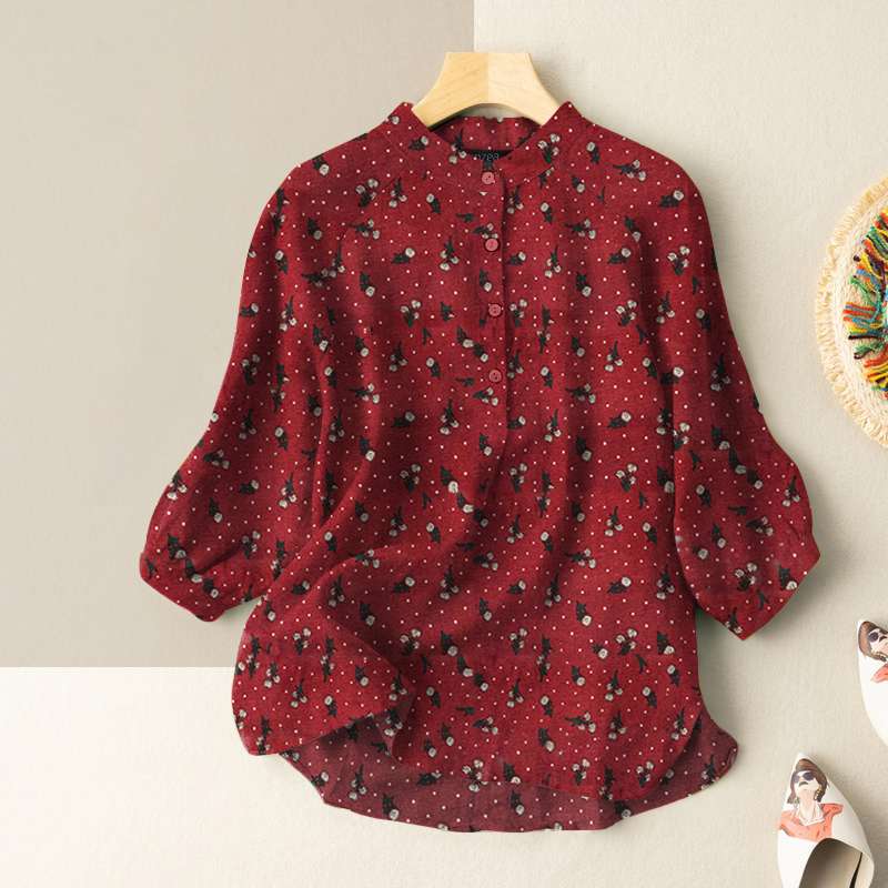 Vintage Buttoned Blouse