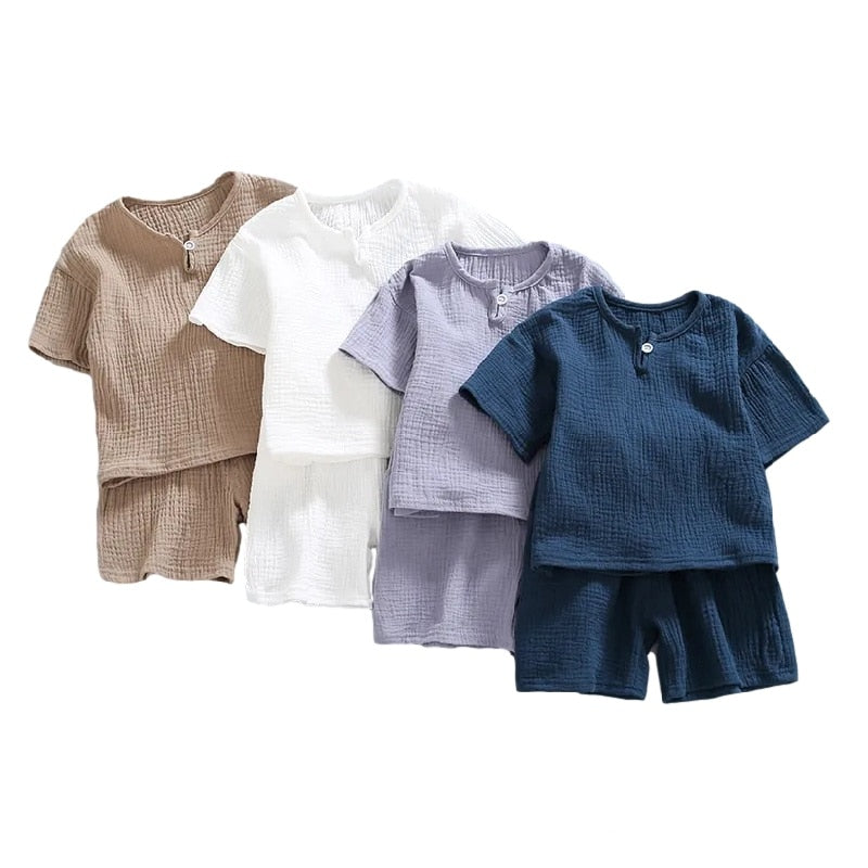 2 Pcs Boys Girls Clothing Sets