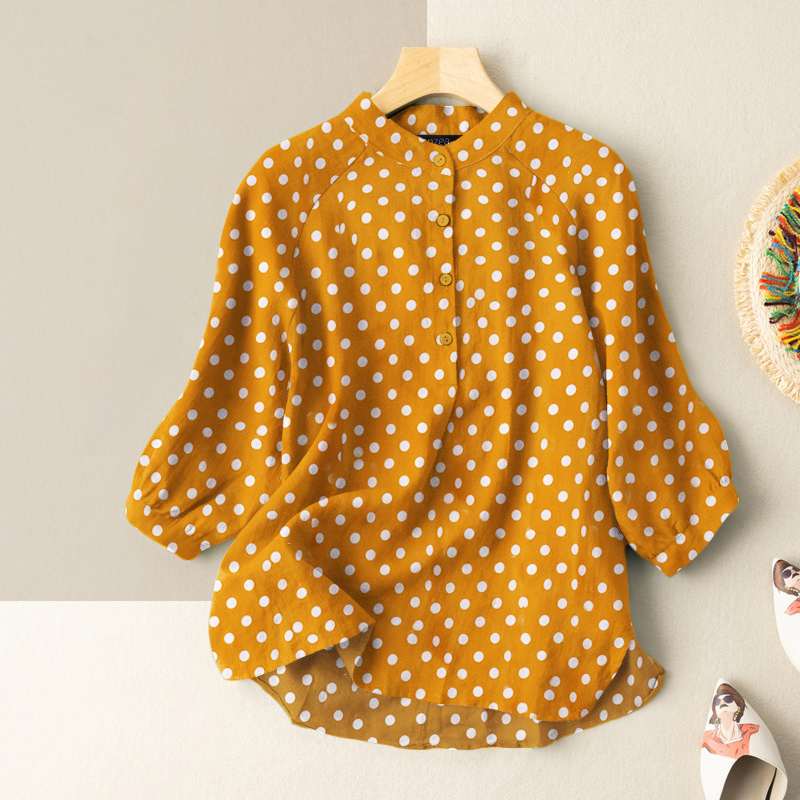 Vintage Buttoned Blouse