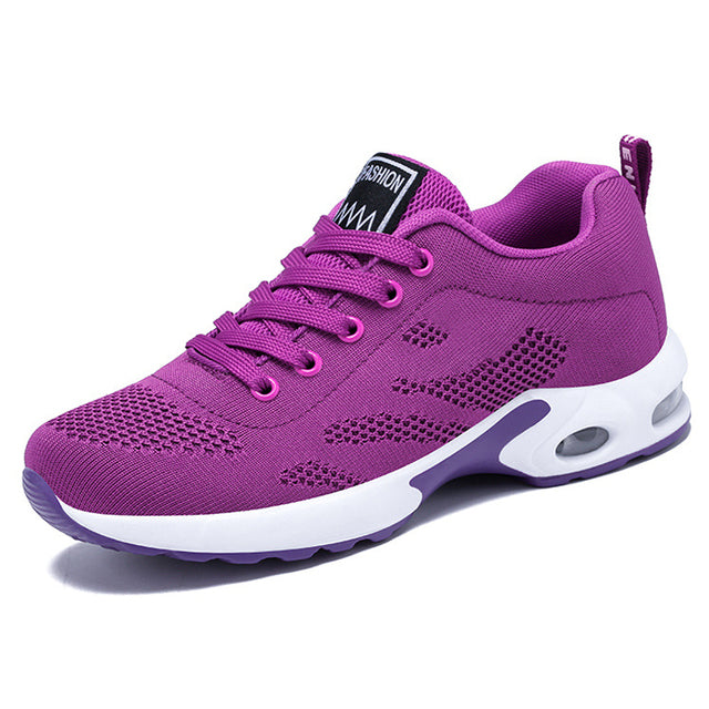 Ladies Trainers Featherlight Mesh Sneakers