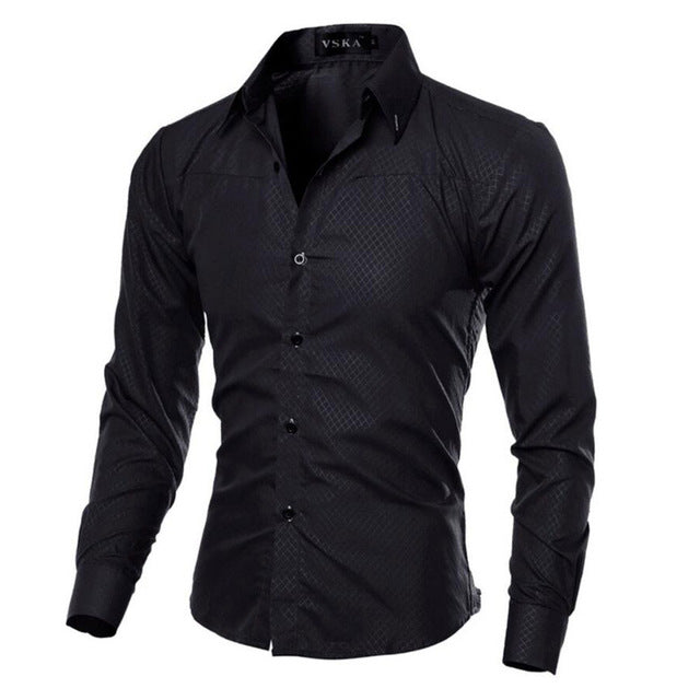 Classic Long-sleeved Slim-fit Formal Shirt