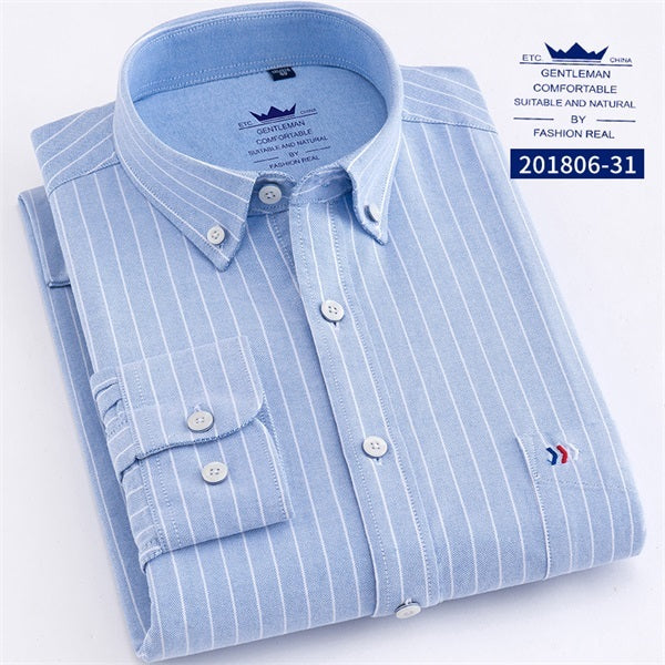 Men's Striped Long Sleeve Shirts