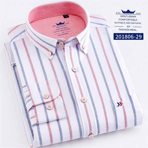 Men's Striped Long Sleeve Shirts