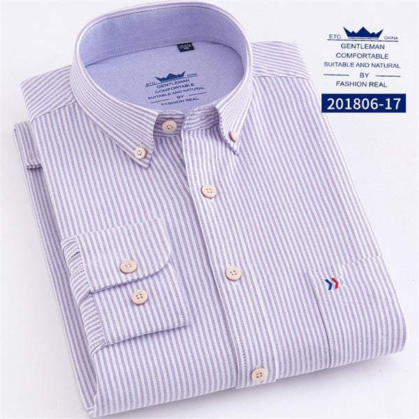 Men's Striped Long Sleeve Shirts