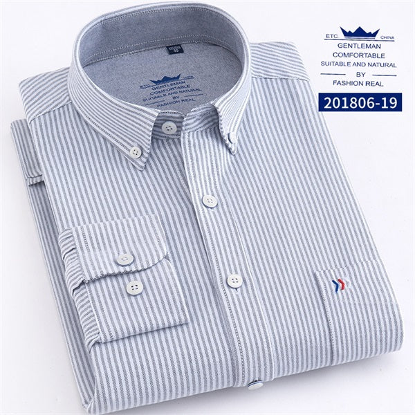 Men's Striped Long Sleeve Shirts