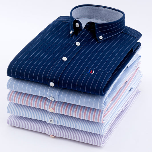 Men's Striped Long Sleeve Shirts