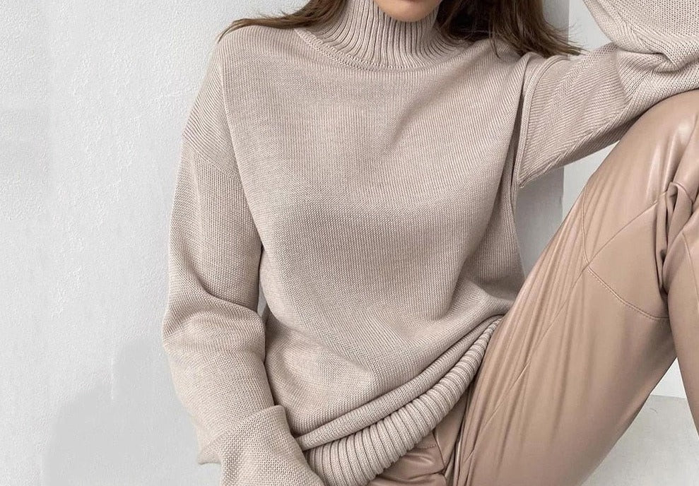 Turtleneck Pullover Sweater