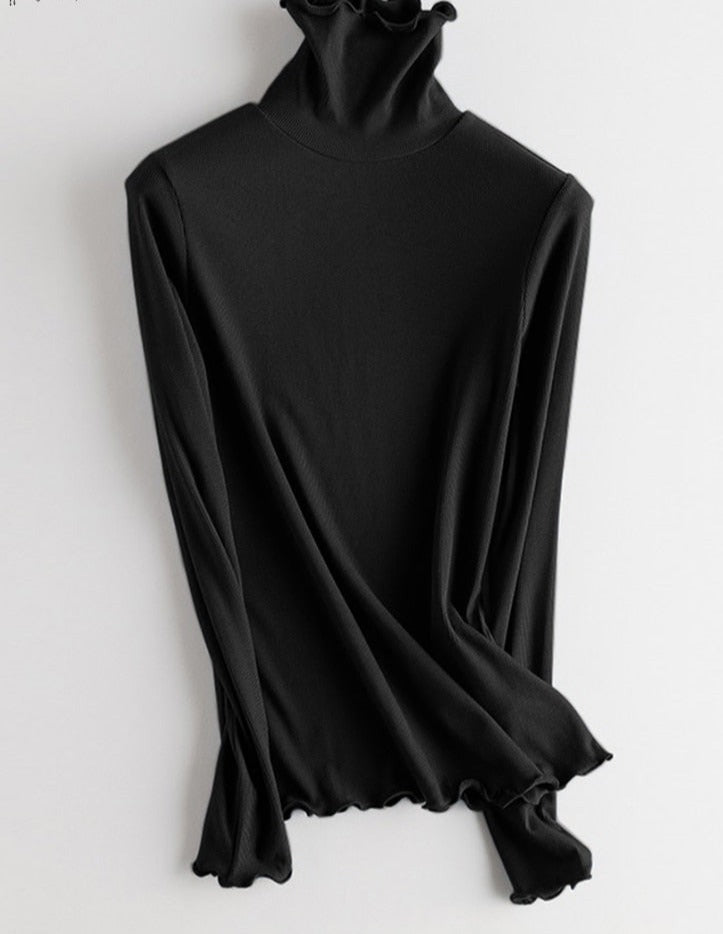 Long Sleeve Autumn Turtleneck Top