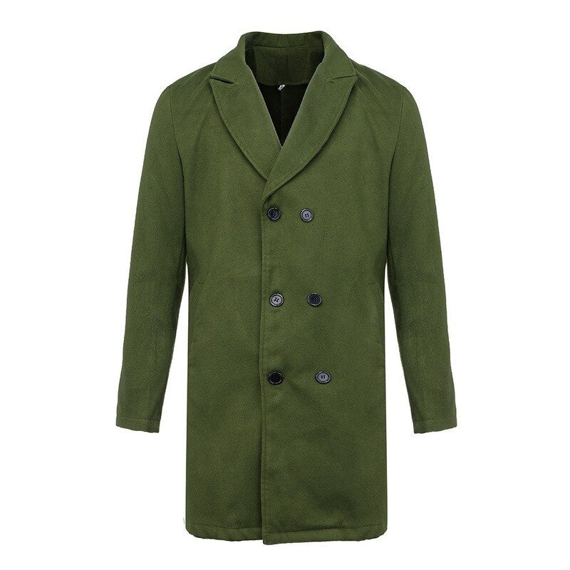 New England  Woolen Overcoat for Men