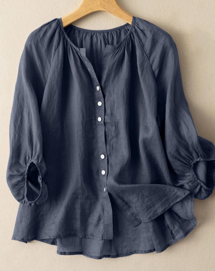 Long Sleeve Casual Blouse