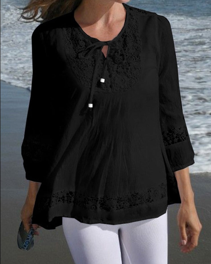 Ladies Casual Oversized Blouse