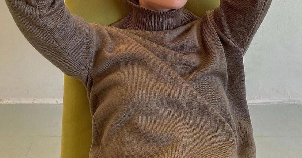 Turtleneck Pullover Sweater