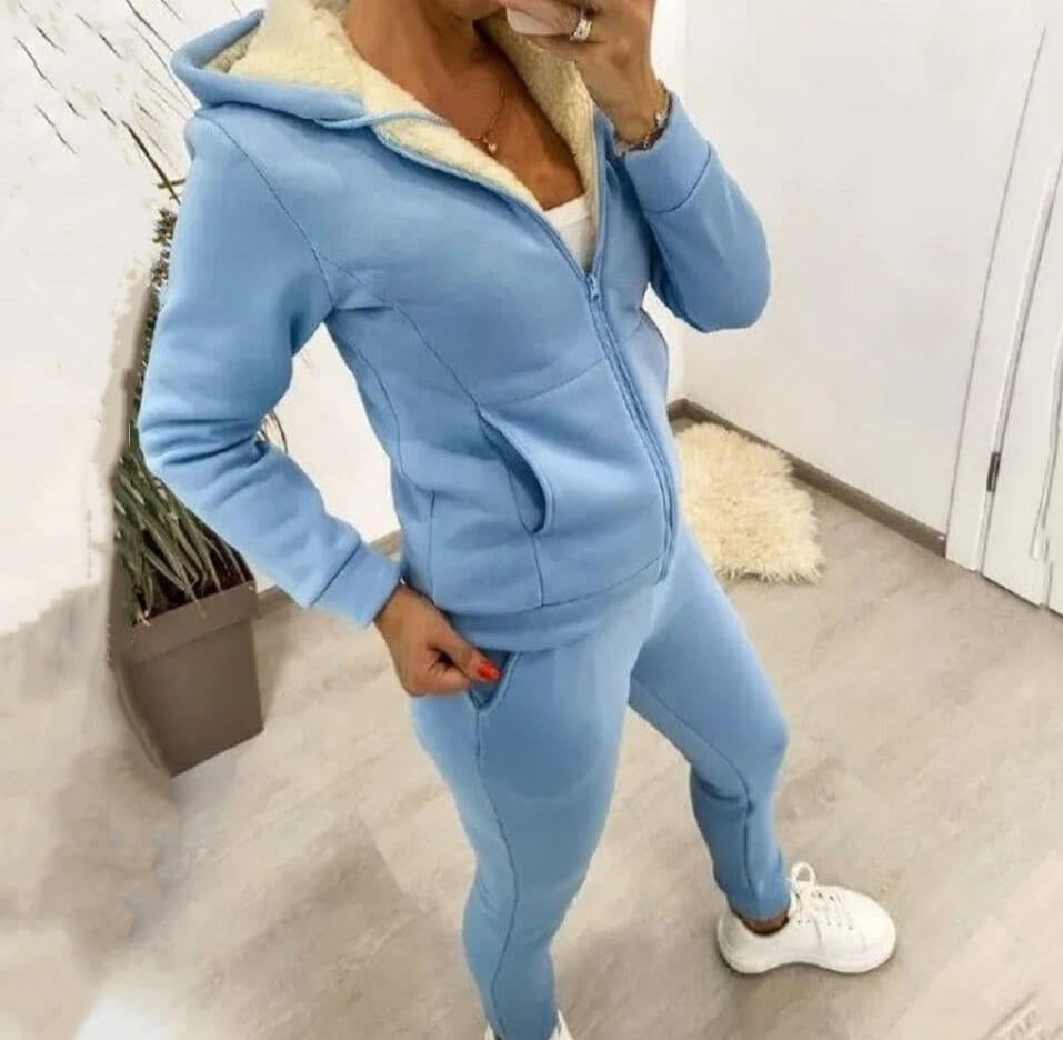 Women's Lambs Wool Jogging Suit