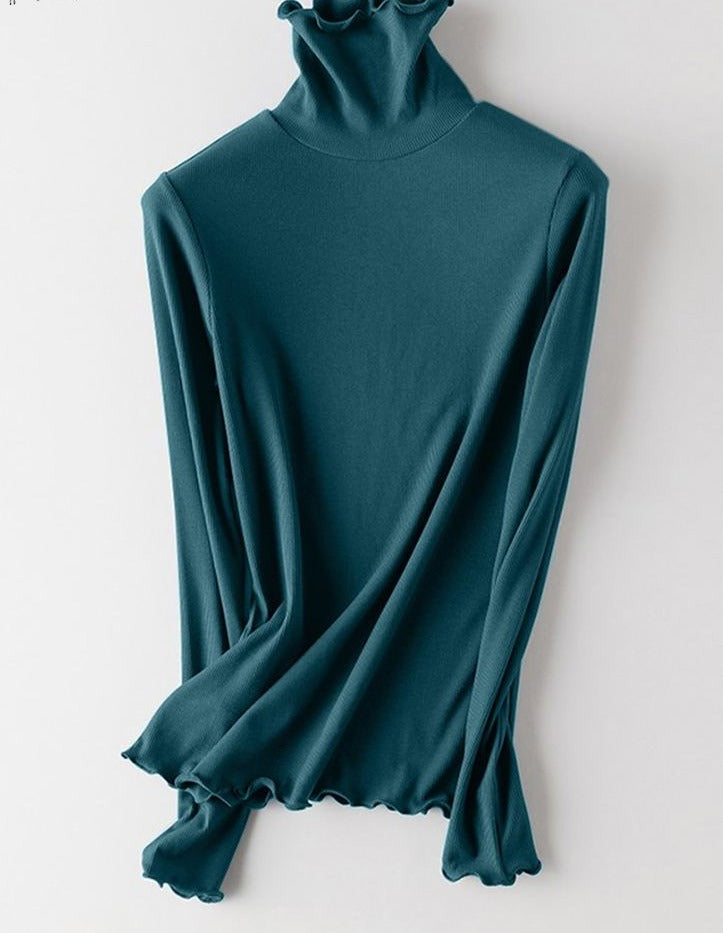 Long Sleeve Autumn Turtleneck Top