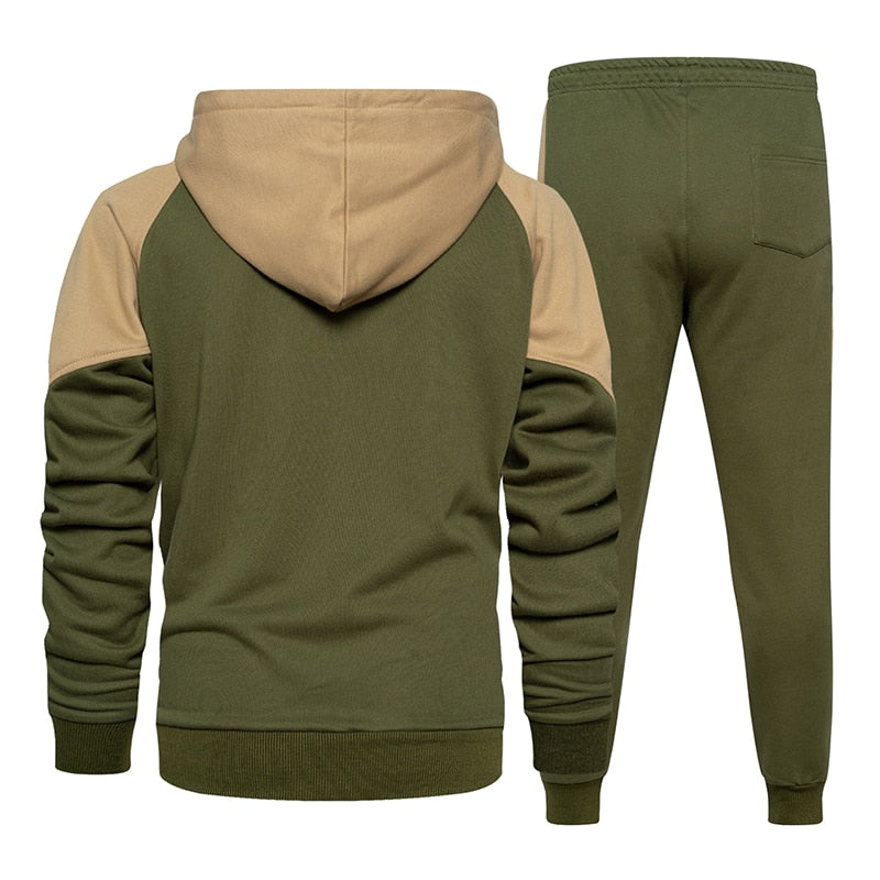 Men's  2-Piece Zippered Hoodies