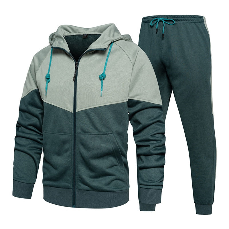 Men's  2-Piece Zippered Hoodies