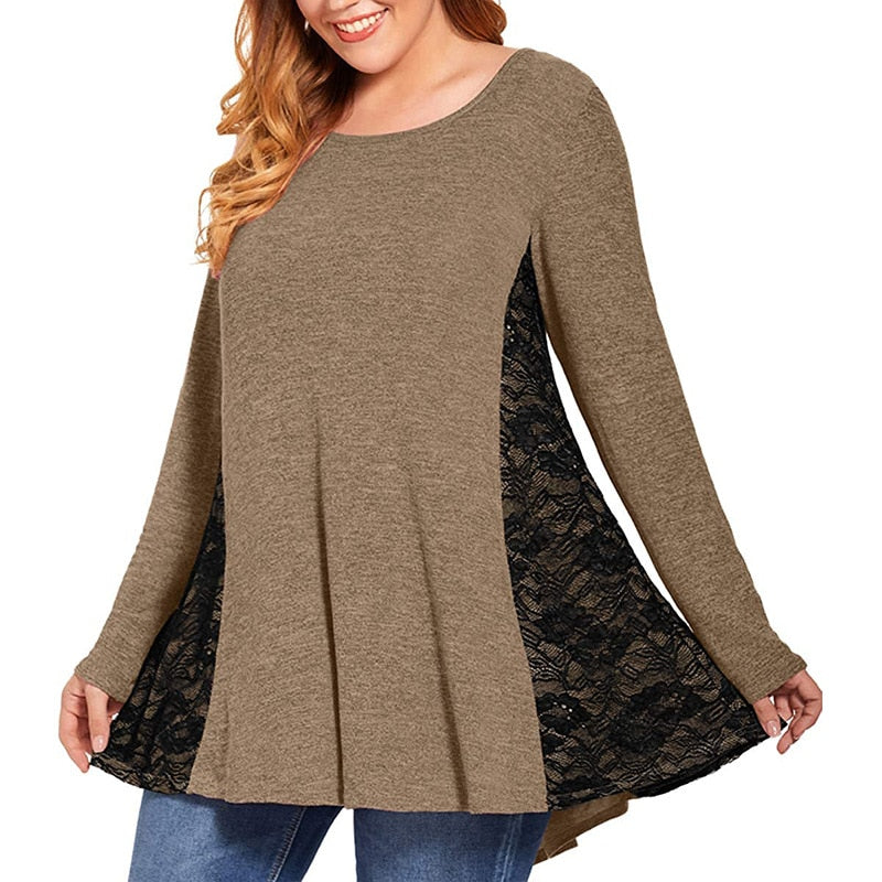 Long Sleeve Ruffled Top