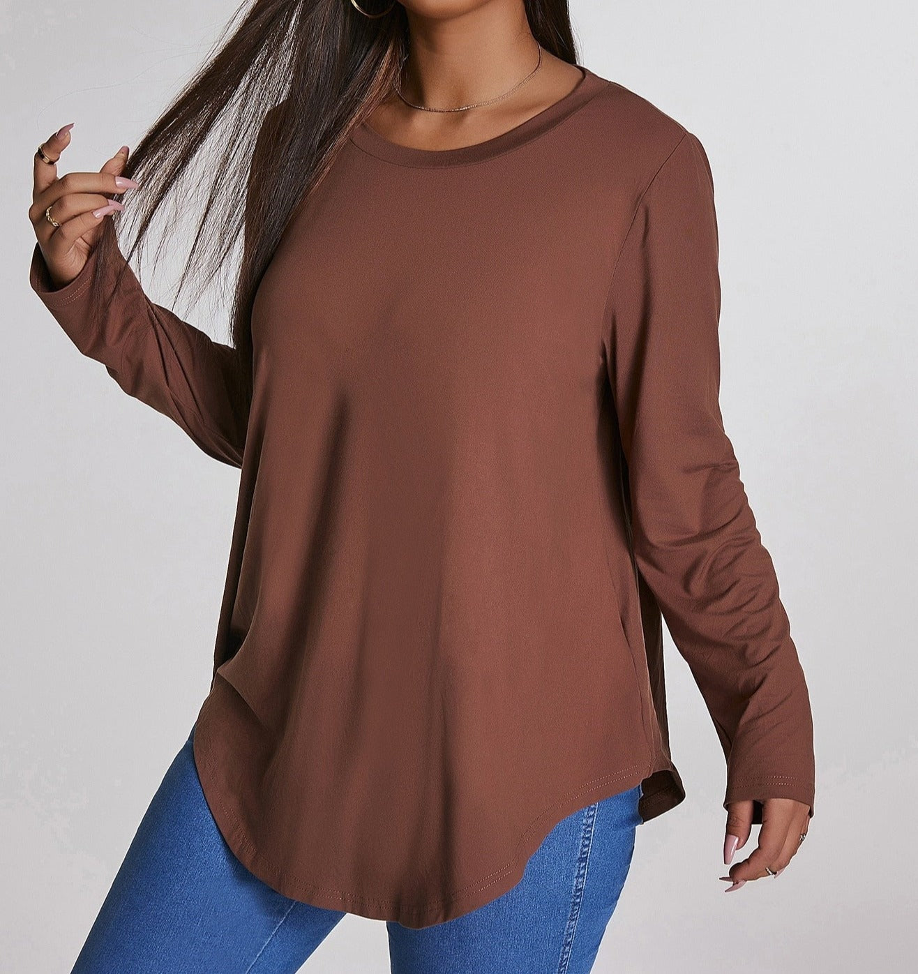 Casual Plus-Size Top