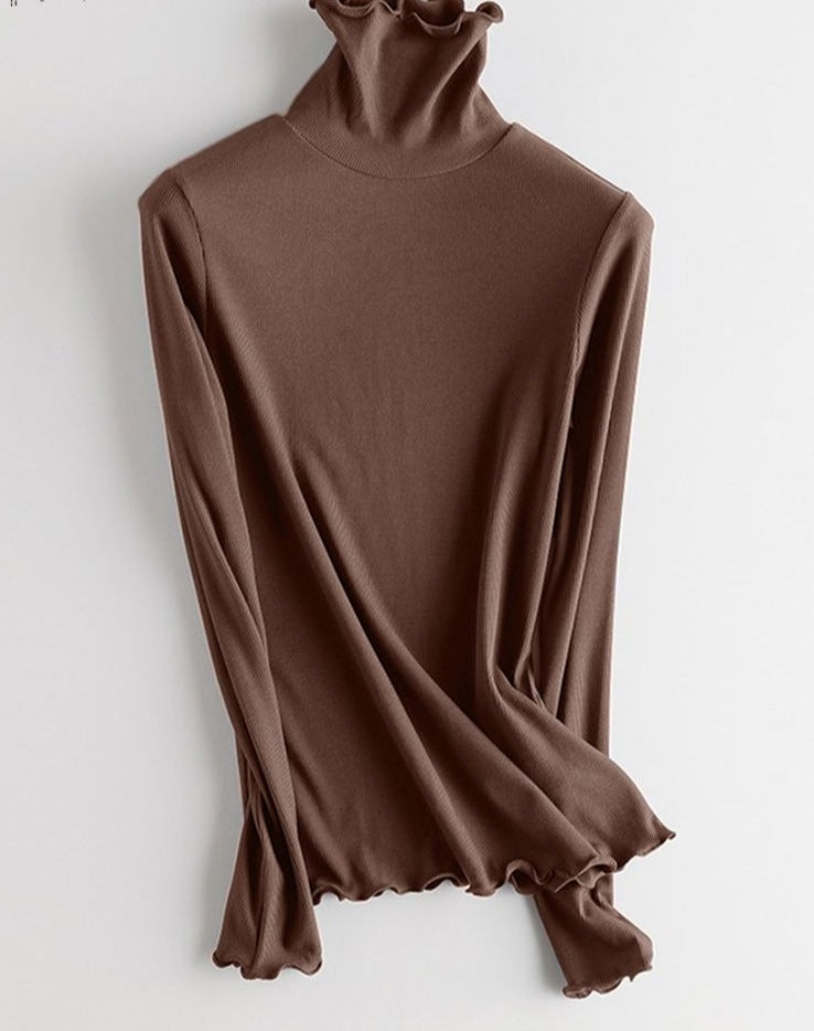 Long Sleeve Autumn Turtleneck Top