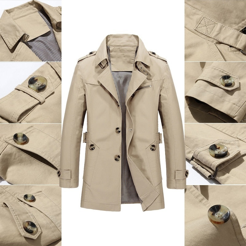 Businessman's Trench Overcoat